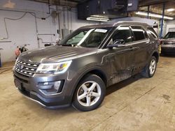 Salvage cars for sale from Copart Wheeling, IL: 2016 Ford Explorer XLT