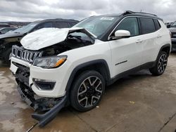 Salvage cars for sale at Grand Prairie, TX auction: 2018 Jeep Compass Limited