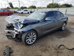 Salvage cars for sale at Miami, FL auction: 2018 BMW 320 XI