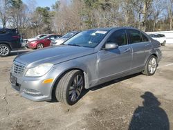 Salvage cars for sale at Austell, GA auction: 2012 Mercedes-Benz C 300 4matic