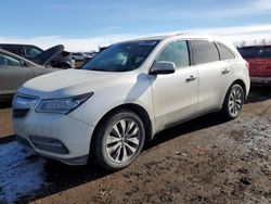 Salvage cars for sale from Copart Rocky View County, AB: 2014 Acura MDX Technology