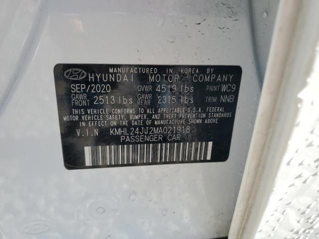 2021 Hyundai Sonata Hybrid