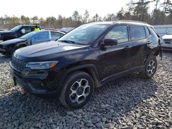 Salvage cars for sale from Copart Windham, ME: 2022 Jeep Compass Trailhawk
