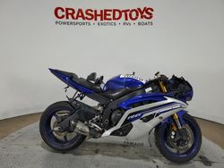 Salvage motorcycles for sale at Dallas, TX auction: 2016 Yamaha YZFR6