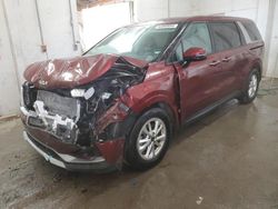 Salvage cars for sale at Madisonville, TN auction: 2022 KIA Carnival LX