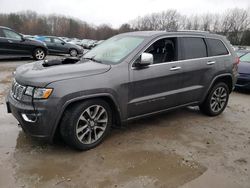 Salvage cars for sale at North Billerica, MA auction: 2018 Jeep Grand Cherokee Overland