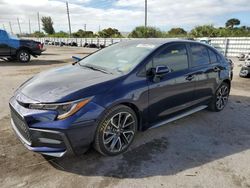 Salvage cars for sale at Miami, FL auction: 2022 Toyota Corolla SE