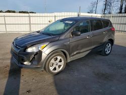 Salvage cars for sale at Dunn, NC auction: 2016 Ford Escape SE