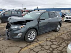 Salvage cars for sale from Copart Woodhaven, MI: 2020 Chevrolet Equinox LT