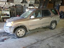 Salvage vehicles for parts for sale at auction: 2002 Honda CR-V EX