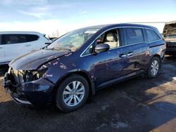 Salvage cars for sale at Rocky View County, AB auction: 2015 Honda Odyssey EX