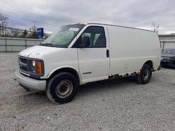 Salvage trucks for sale at Walton, KY auction: 2001 Chevrolet Express G3500