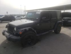 Salvage cars for sale at Anthony, TX auction: 2014 Jeep Wrangler Unlimited Sahara