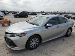 Salvage cars for sale from Copart Houston, TX: 2018 Toyota Camry LE