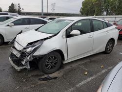Salvage cars for sale from Copart Rancho Cucamonga, CA: 2017 Toyota Prius