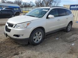 Salvage cars for sale from Copart Wichita, KS: 2011 Chevrolet Traverse LT