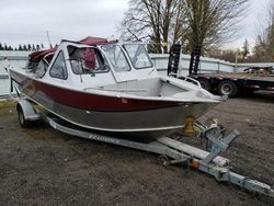 Salvage boats for sale at Woodburn, OR auction: 2001 Hews Marine Trailer