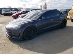 Salvage cars for sale from Copart Vallejo, CA: 2019 Tesla Model 3