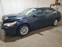 Salvage cars for sale at Ebensburg, PA auction: 2017 Toyota Camry LE
