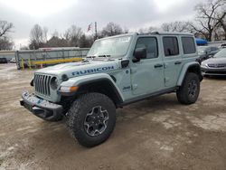 Salvage cars for sale from Copart Wichita, KS: 2023 Jeep Wrangler Rubicon 4XE