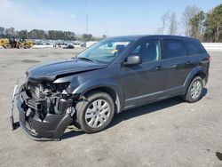 Salvage cars for sale from Copart Dunn, NC: 2014 Dodge Journey SE