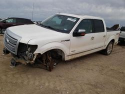 Salvage cars for sale at Amarillo, TX auction: 2011 Ford F150 Supercrew