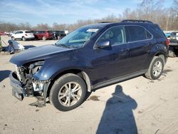Salvage cars for sale from Copart Ellwood City, PA: 2017 Chevrolet Equinox LT