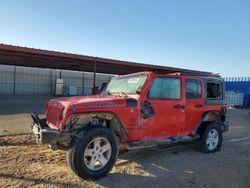 Salvage cars for sale at Andrews, TX auction: 2017 Jeep Wrangler Unlimited Sport