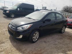 Salvage cars for sale at Oklahoma City, OK auction: 2024 Hyundai 2013 Hyundai Accent GLS