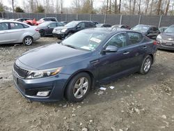 Salvage cars for sale at Waldorf, MD auction: 2015 KIA Optima LX