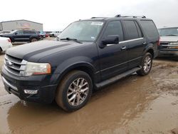 Salvage cars for sale from Copart Amarillo, TX: 2015 Ford Expedition Limited
