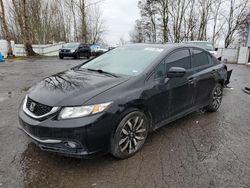 Salvage cars for sale from Copart Portland, OR: 2015 Honda Civic EXL