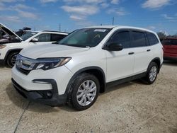 Honda Pilot LX salvage cars for sale: 2019 Honda Pilot LX