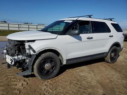 Salvage cars for sale at Fresno, CA auction: 2014 Ford Explorer Police Interceptor