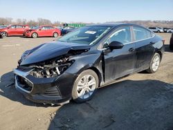 Salvage cars for sale at Cahokia Heights, IL auction: 2019 Chevrolet Cruze LT