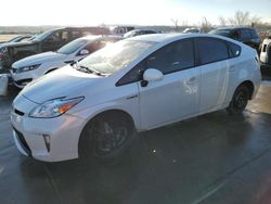 Salvage cars for sale at Grand Prairie, TX auction: 2015 Toyota Prius