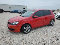 Salvage cars for sale from Copart New Braunfels, TX: 2014 Volkswagen Golf