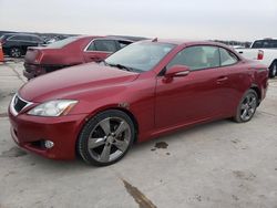 Salvage cars for sale from Copart Grand Prairie, TX: 2010 Lexus IS 250