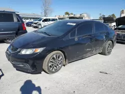 Salvage cars for sale at Tulsa, OK auction: 2013 Honda Civic EX