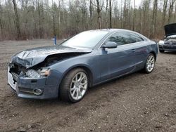 Salvage cars for sale from Copart Bowmanville, ON: 2010 Audi A5 Premium