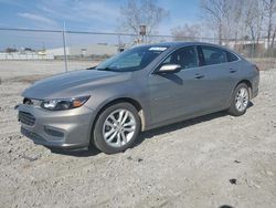 Salvage cars for sale from Copart Savannah, GA: 2017 Chevrolet Malibu LT