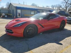 Salvage cars for sale at Wichita, KS auction: 2015 Chevrolet Corvette Stingray Z51 3LT