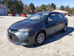 Salvage cars for sale from Copart Mendon, MA: 2017 Toyota Corolla L