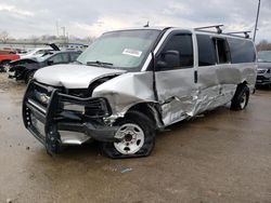 Chevrolet Express g3500 lt salvage cars for sale: 2011 Chevrolet Express G3500 LT