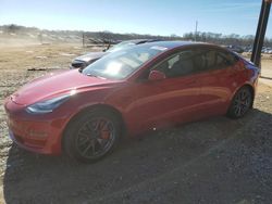 Salvage cars for sale from Copart Tanner, AL: 2022 Tesla Model 3