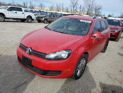 Salvage cars for sale from Copart Bridgeton, MO: 2014 Volkswagen Jetta TDI