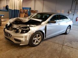Salvage cars for sale at Wheeling, IL auction: 2018 Chevrolet Malibu LS