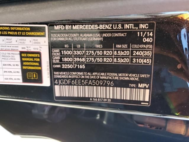 2015 Mercedes-Benz GL 450 4matic