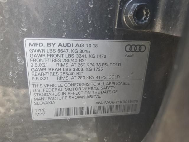 2019 Audi Q7 Prestige