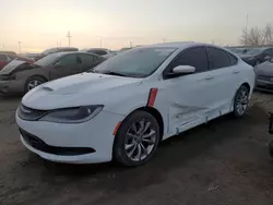 Salvage cars for sale from Copart Greenwood, NE: 2015 Chrysler 200 S